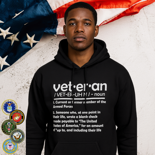 Definition Of A Veteran - Hoodie