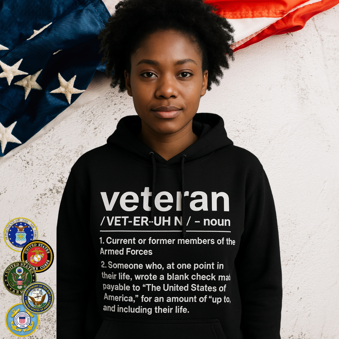 Definition Of A Veteran - Hoodie